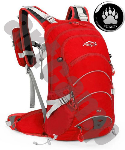 کوله پشتی دوچرخه سواری ضد آب رنگ قرمز