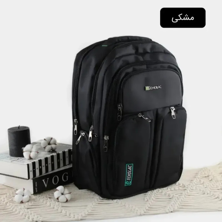 کوله پشتی پارچه ای مناسب مدرسه و دانشگاه ابعاد 50 در 35 سانتیمتر