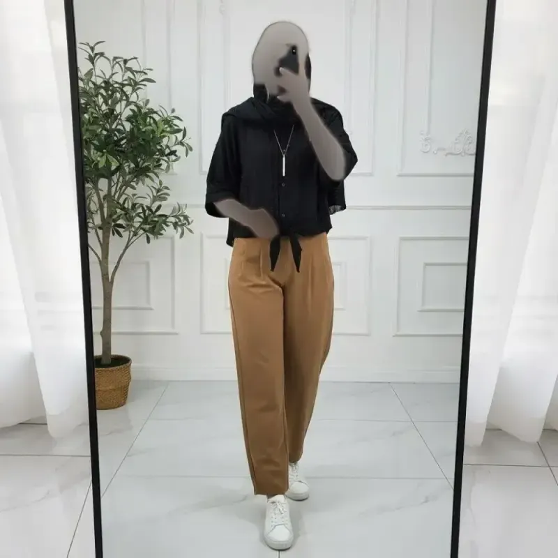 شومیز گره ای زنانه صوفیا فری سایز رنگ بندی متنوع